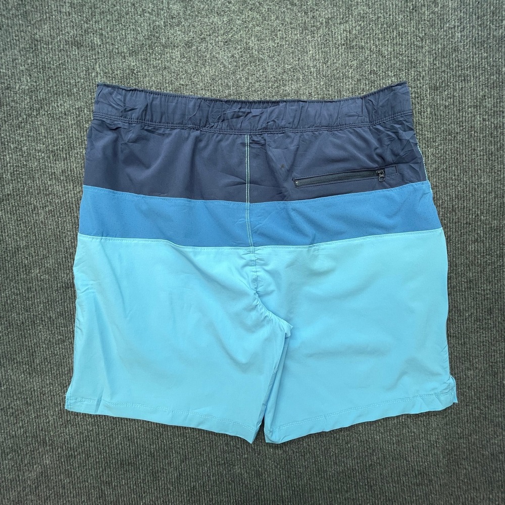 Speedo Tech Volley Swim Trunks Men's M 32/34 Blue Colorblock UPF 50+ NWT - Picture 6 of 10